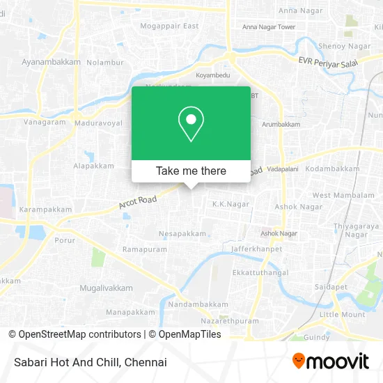 Sabari Hot And Chill map