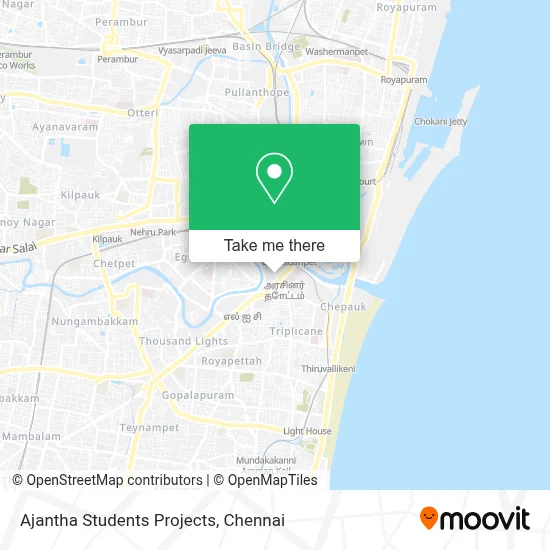 Ajantha Students Projects map