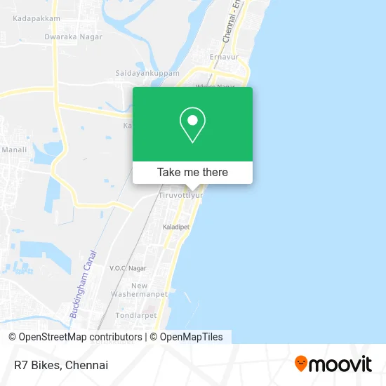 R7 Bikes map