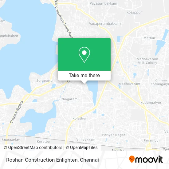 Roshan Construction Enlighten map