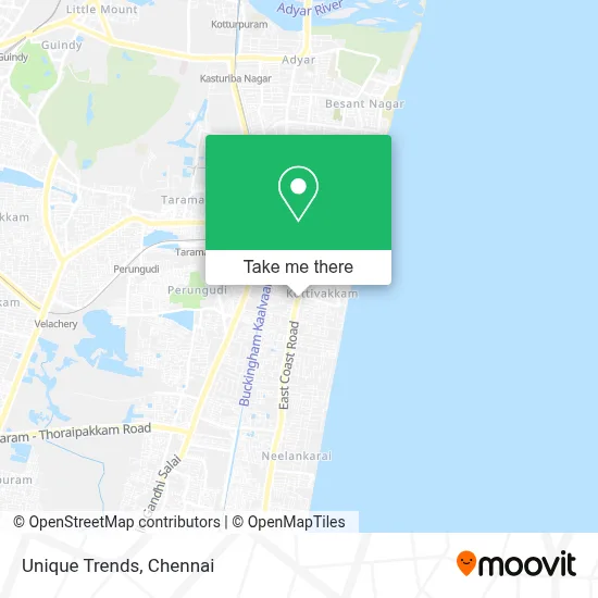 Unique Trends map