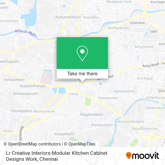 Lr Creative Interiors-Modular Kitchen Cabinet Designs Work map