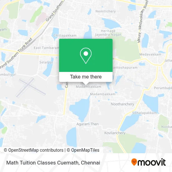 Math Tuition Classes Cuemath map