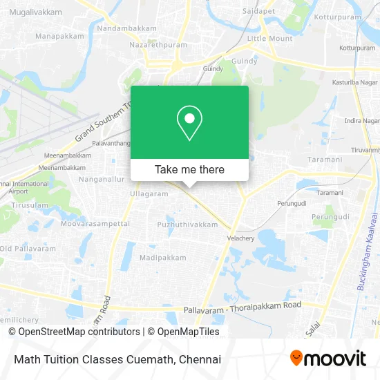 Math Tuition Classes Cuemath map