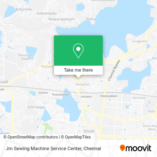 Jm Sewing Machine Service Center map
