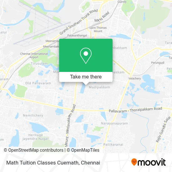 Math Tuition Classes Cuemath map