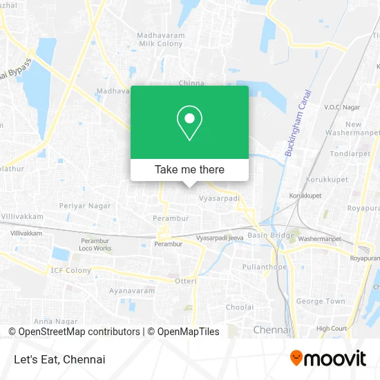 Let's Eat map