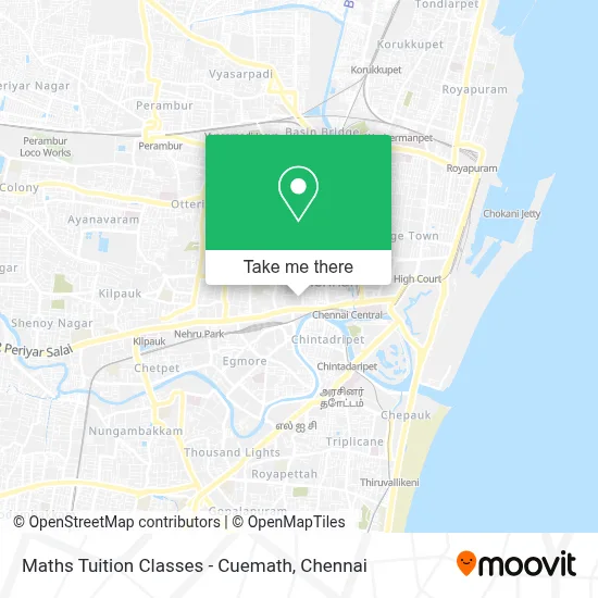 Maths Tuition Classes - Cuemath map