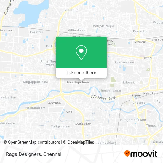 Raga Designers map