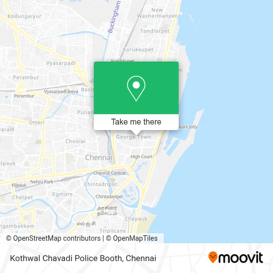 Kothwal Chavadi Police Booth map