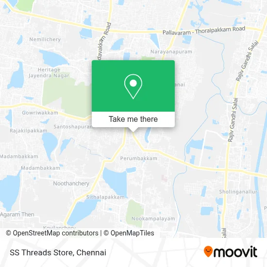 SS Threads Store map