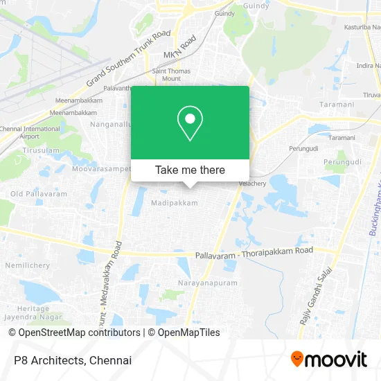 P8 Architects map