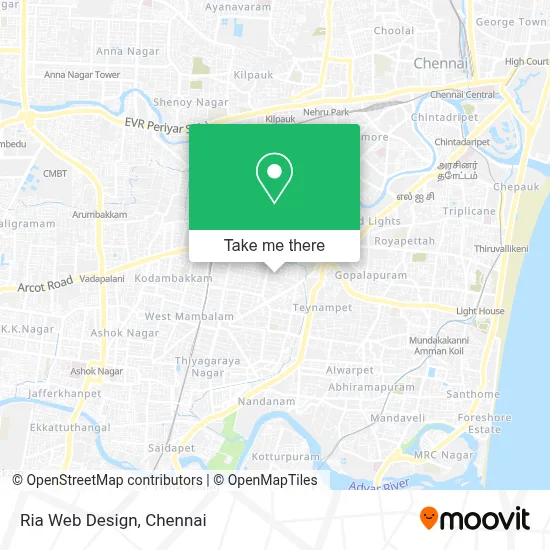 Ria Web Design map