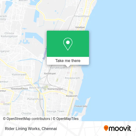 Rider Lining Works map