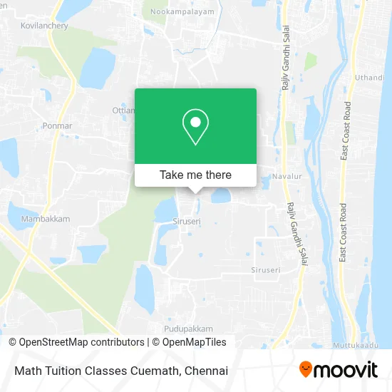 Math Tuition Classes Cuemath map