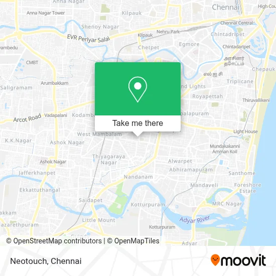 Neotouch map