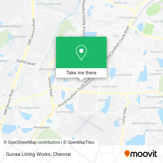 Gunaa Lining Works map