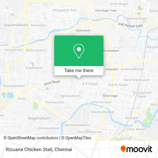 Rizuana Chicken Stall map