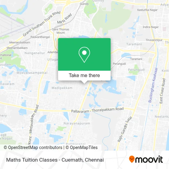Maths Tuition Classes - Cuemath map