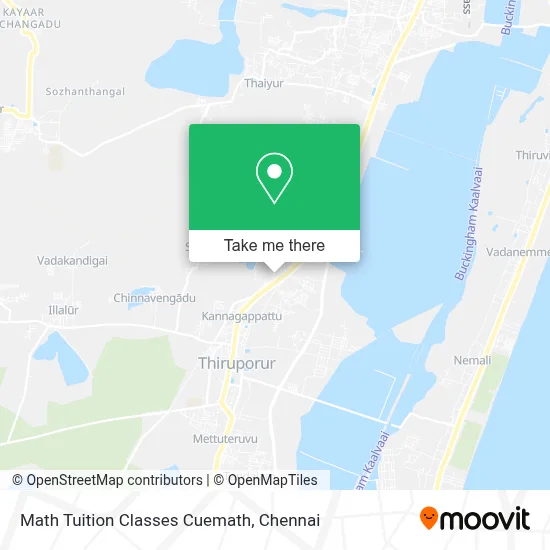 Math Tuition Classes Cuemath map