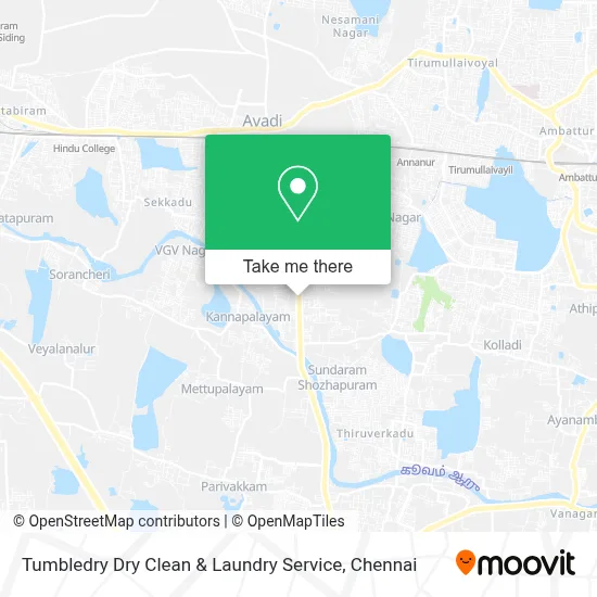 Tumbledry Dry Clean & Laundry Service map