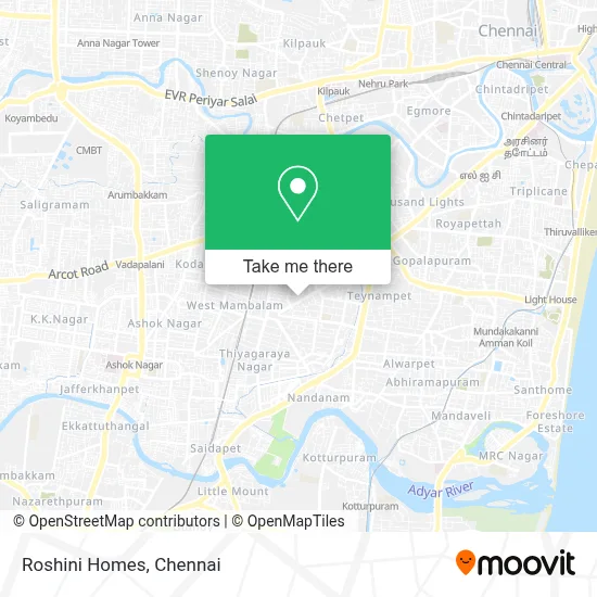 Roshini Homes map