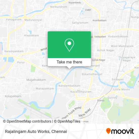 Rajalingam Auto Works map