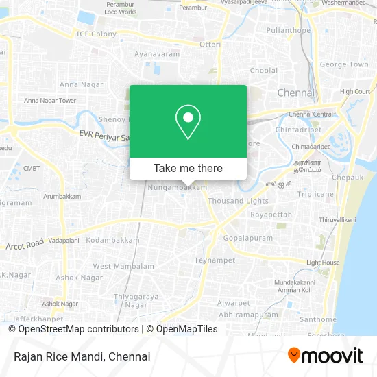 Rajan Rice Mandi map