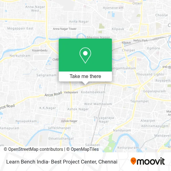Learn Bench India- Best Project Center map