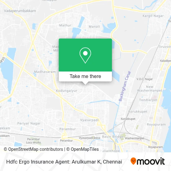 Hdfc Ergo Insurance Agent: Arulkumar K map