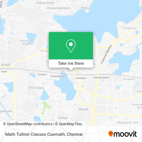 Math Tuition Classes Cuemath map