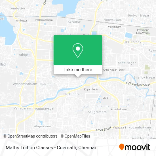 Maths Tuition Classes - Cuemath map