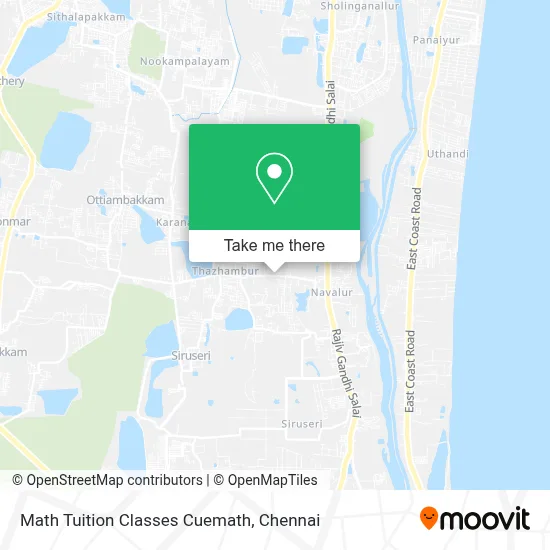 Math Tuition Classes Cuemath map