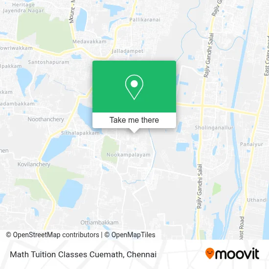 Math Tuition Classes Cuemath map