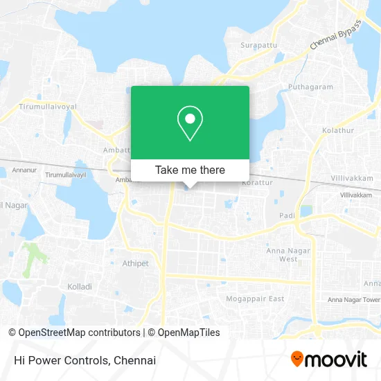 Hi Power Controls map