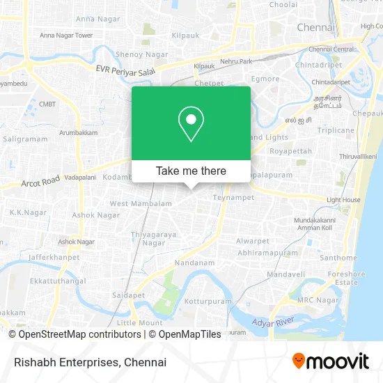 Rishabh Enterprises map