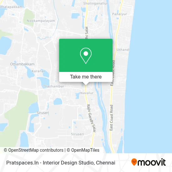 Pratspaces.In - Interior Design Studio map