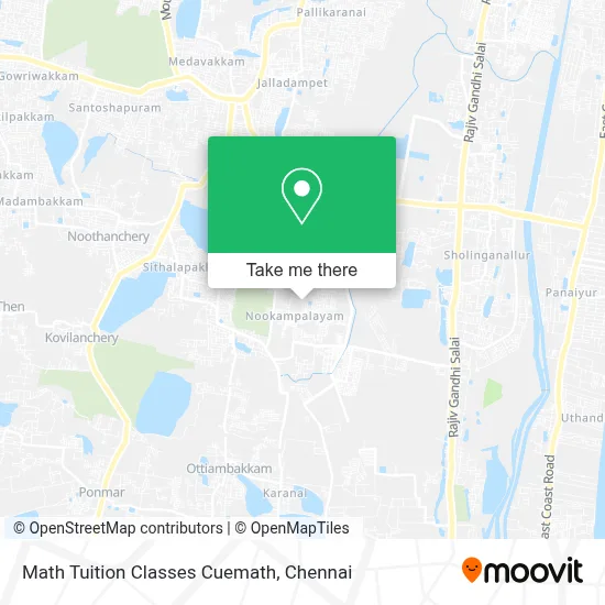 Math Tuition Classes Cuemath map