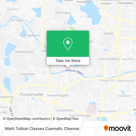 Math Tuition Classes Cuemath map