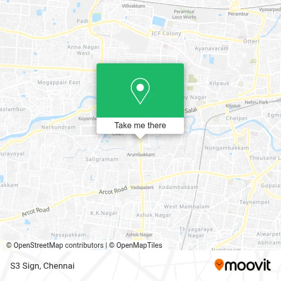 S3 Sign map