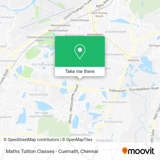 Maths Tuition Classes - Cuemath map