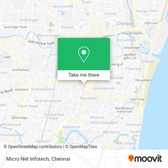 Micro Net Infotech map