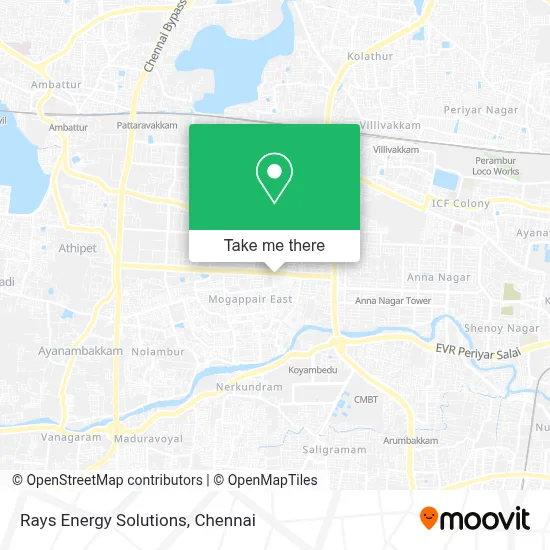 Rays Energy Solutions map