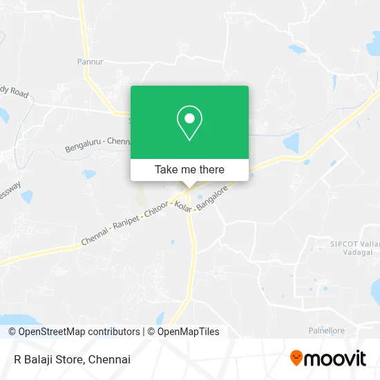 R Balaji Store map