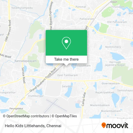 Hello Kids Littlehands map