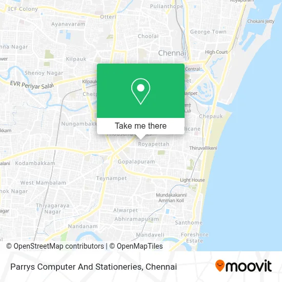 Parrys Computer And Stationeries map