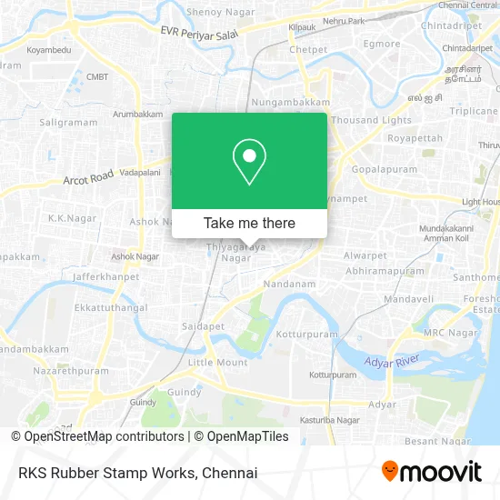 RKS Rubber Stamp Works map