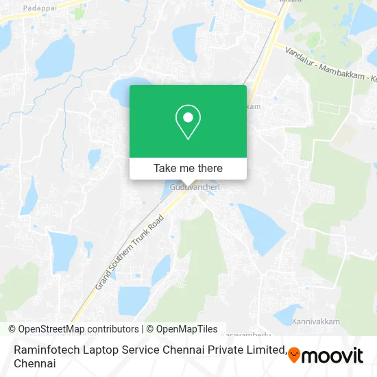 Raminfotech Laptop Service Chennai Private Limited map