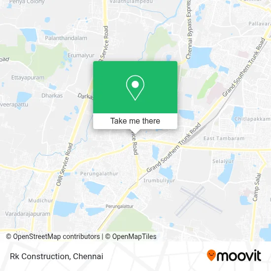 Rk Construction map