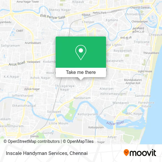Inscale Handyman Services map